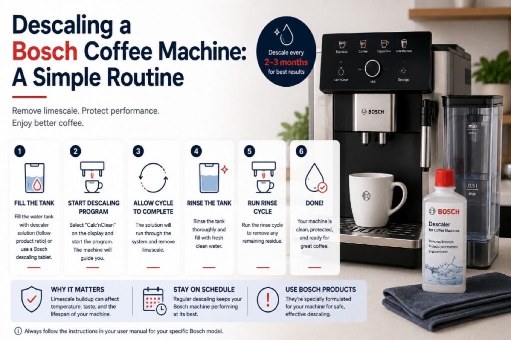 Descaling a Bosch Coffee Machine: A Simple Routine